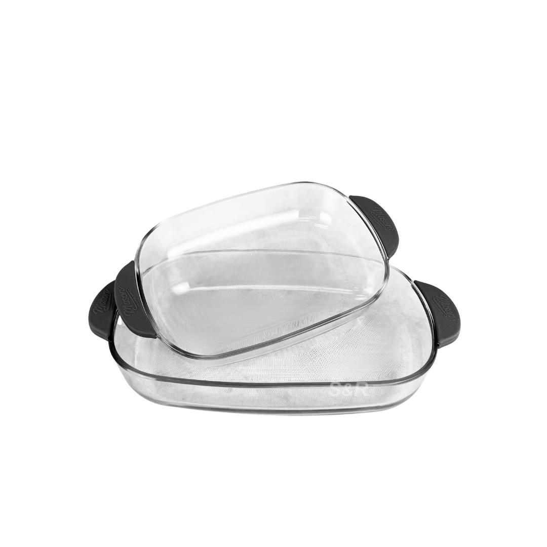 Mason Craft & More 2-piece Glass Baking Dish Set Mason Craft & More 2-piece Glass Baking Dish Set
